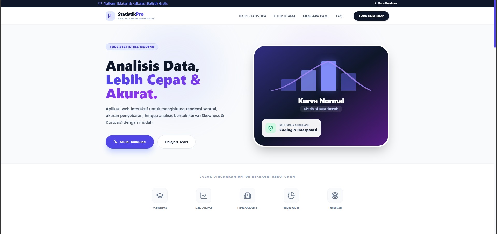 Statistics Pro documentation